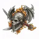 dark souls 3 tattoo design idea