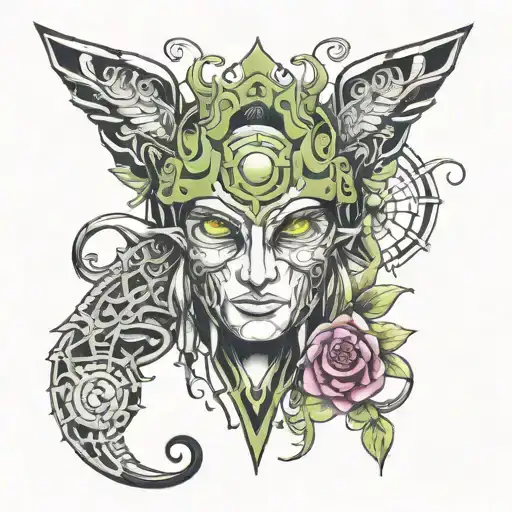 link click tattoo design idea