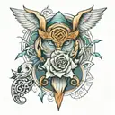 link click tattoo design idea