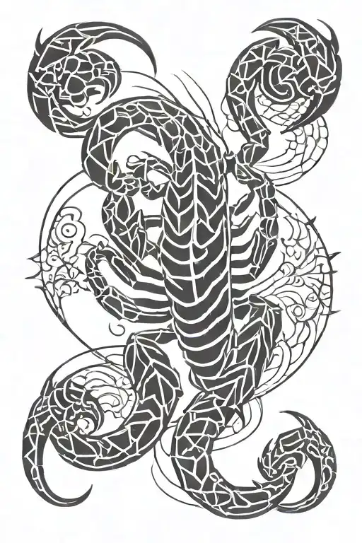 Scorpion  tattoo design idea
