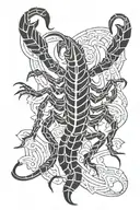 Scorpion  tattoo design idea