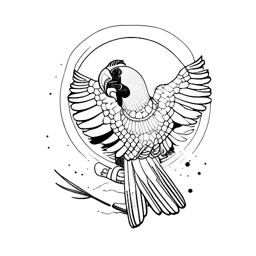 Andean condor tattoo design idea