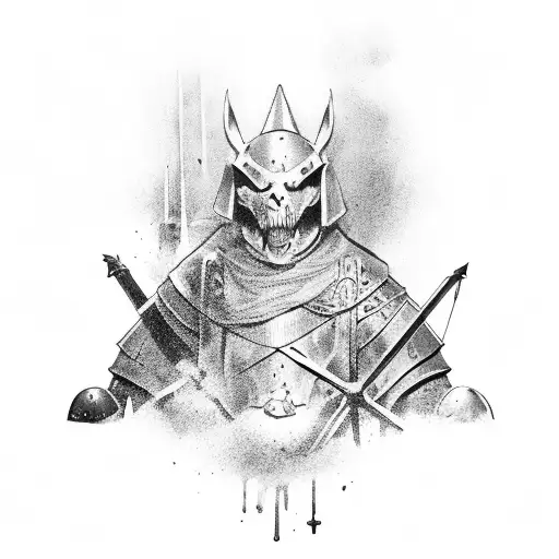 Medieval Battlefield  tattoo design idea