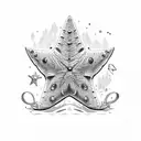 Patrick Star from spongebob  tattoo design idea