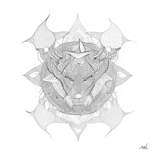 bhaal tattoo design idea