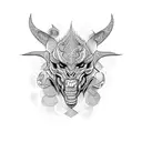 bhaal tattoo design idea