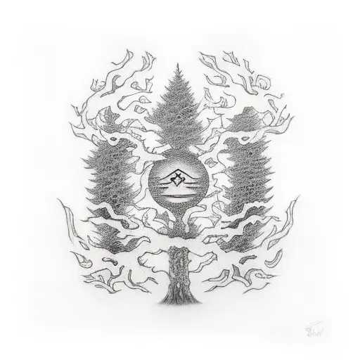 Tree of Life digimon tattoo design idea