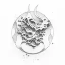 renaissance painting tattoo design idea