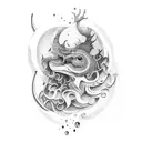 renaissance painting tattoo design idea