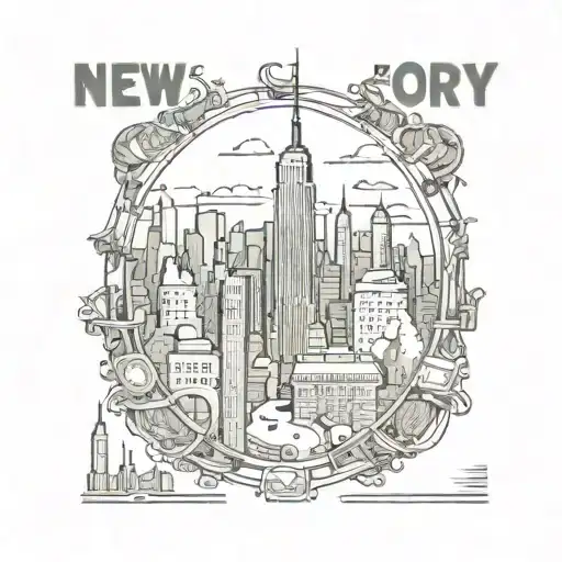 new York City tattoo design idea