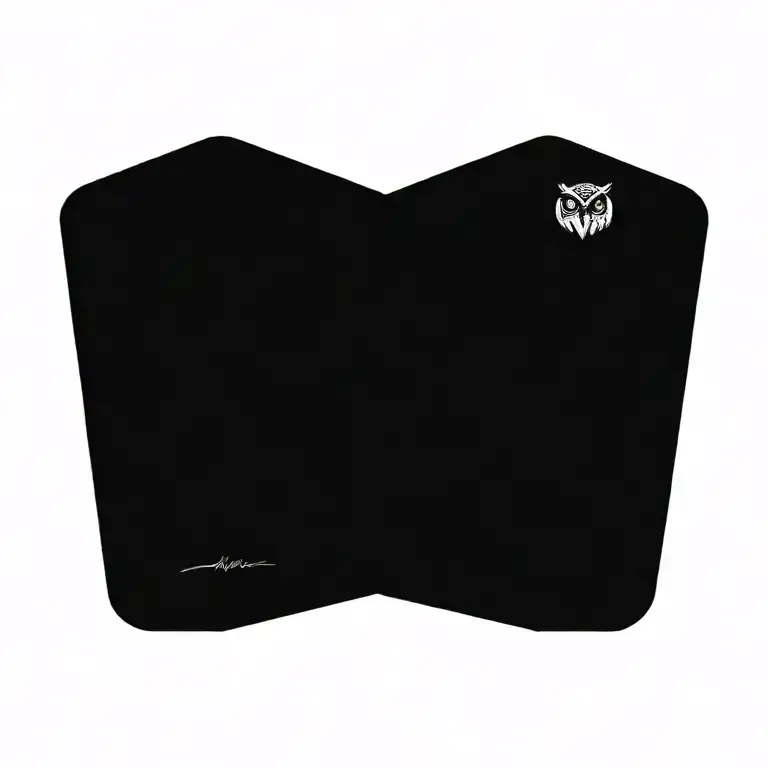 Owl And Dark nature tattoo design idea