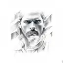 front of nascar  tattoo design idea