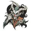 jester tattoo design idea