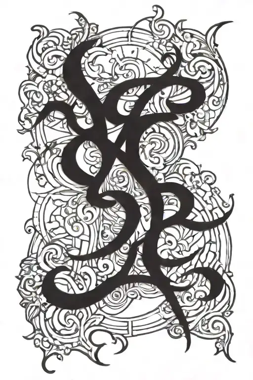 Galatians 6:7 verse tattoo design idea