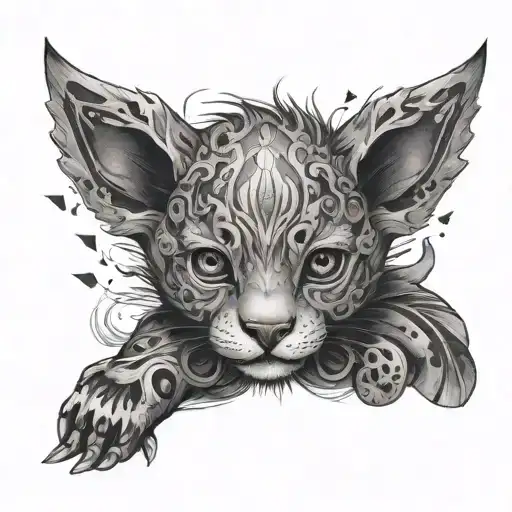 Children are allowed tattoo design idea