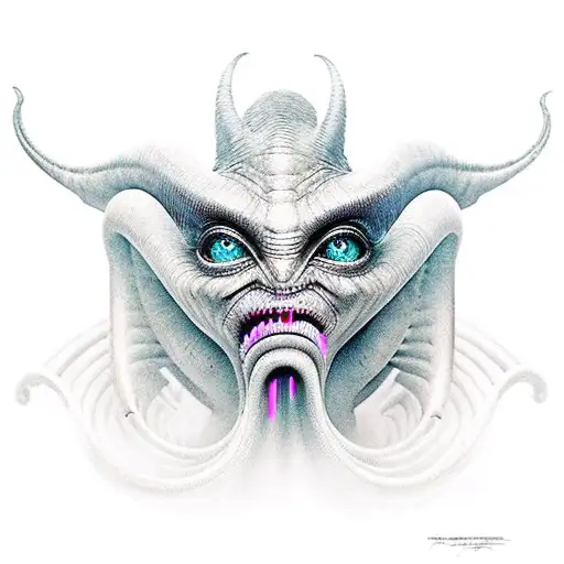 maleficent+star wars+ HR Giger aliens realistic  tattoo design idea