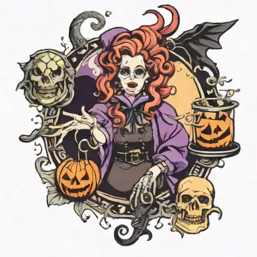 Hocus Pocus  tattoo design idea