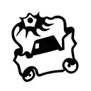 cute tiny monster truck  tattoo design idea
