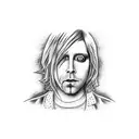 kurt cobain and marilyn manson tattoo design idea