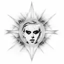 nirvana and marilyn manson tattoo design idea