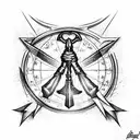 justice tattoo design idea