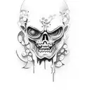 zombie tattoo design idea