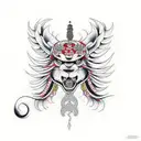senjumaru shutara tattoo design idea