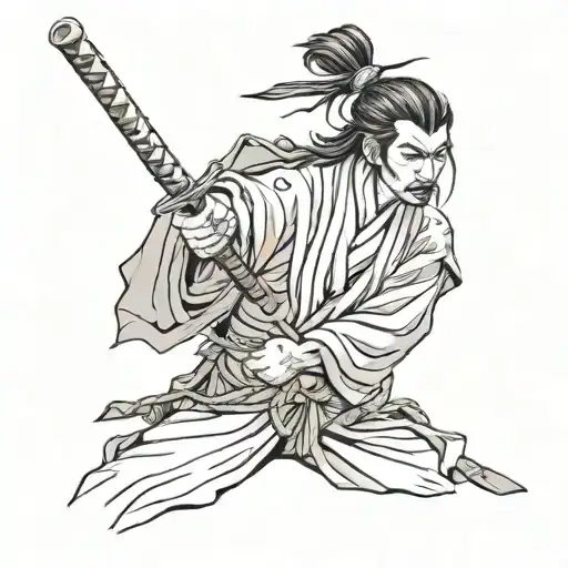 vagabond miyamoto musashi tattoo design idea