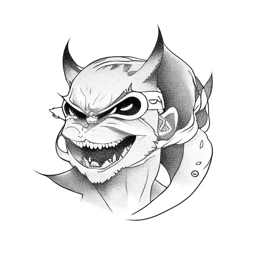 anime toji fushiguro tattoo design idea