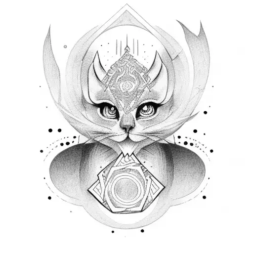 cards magic tattoo design idea