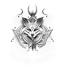 cards magic tattoo design idea