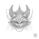 cards magic tattoo design idea