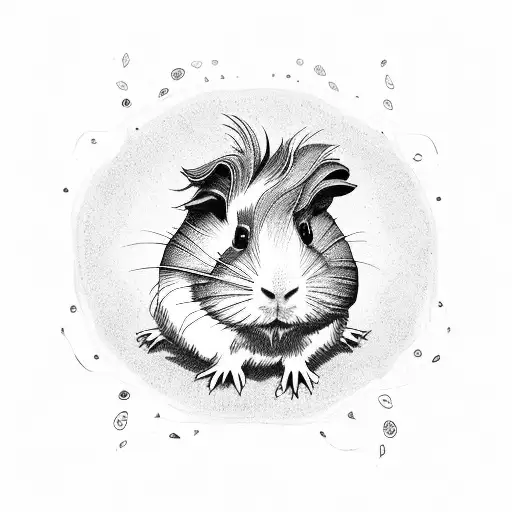 guinea pig tattoo design idea