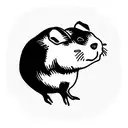 guinea pig tattoo design idea