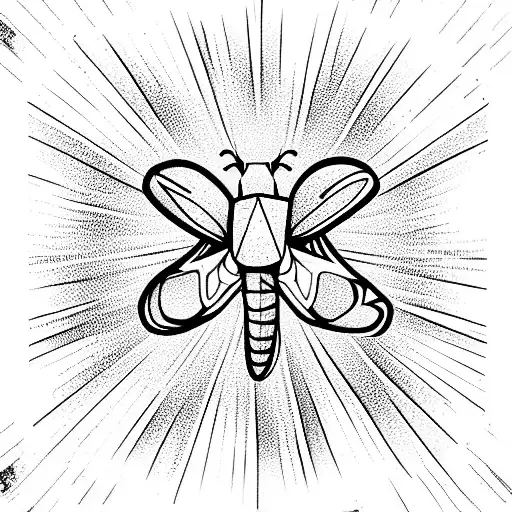 beatle tattoo design idea