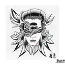 beatle tattoo design idea