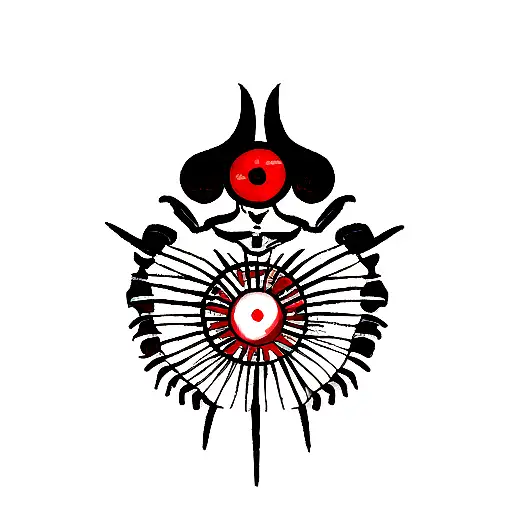 skeleton hand tattoo with itachi sharingan  tattoo design idea
