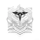 Destiny text with star tattoo design idea