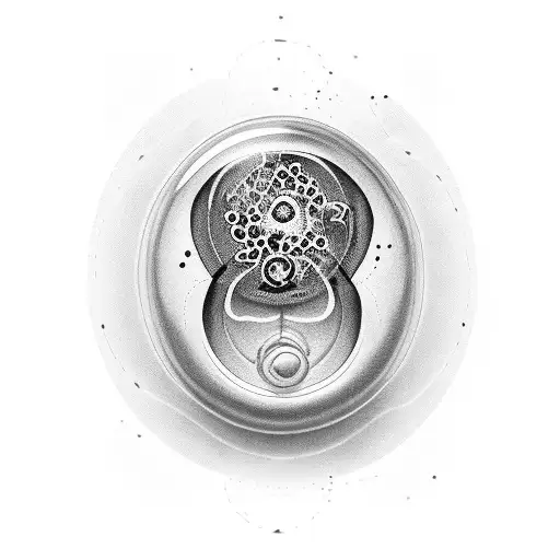 pill with semicolon inside  tattoo design idea