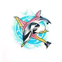 orca tattoo design idea