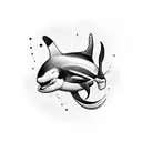 orca tattoo design idea