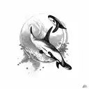 orca tattoo design idea