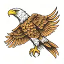 eagle wings tattoo design idea