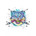 scratch tattoo design idea