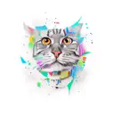 scratch tattoo design idea