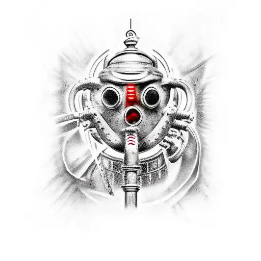 rammstein and bioshock tattoo design idea