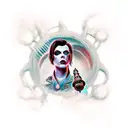 rammstein and bioshock tattoo design idea