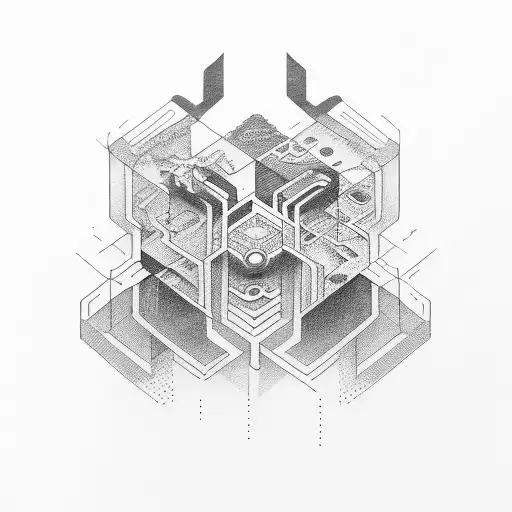 crypto, risk tattoo design idea