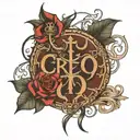 credo definition tattoo design idea