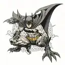batman tattoo design idea